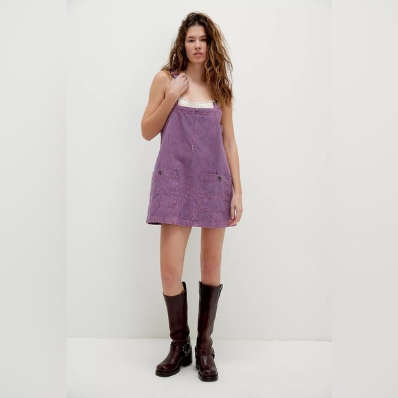 Free People Denim - Free People NWT We The Free Overall Smock Mini Railroad Top - S